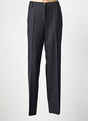 Pantalon droit taille à pinces taille haute bleu ATELIER GARDEUR femme