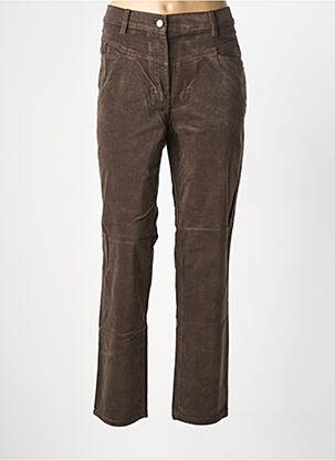 Pantalon slim stretch taille normale marron GERRY WEBER femme