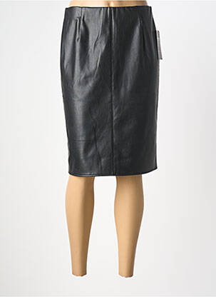 Jupe mi-longue taille haute noir FRANK WALDER femme