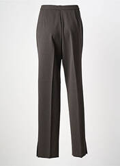 Pantalon droit marron KARTING femme seconde vue