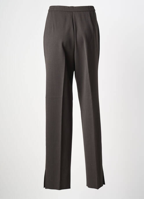 Pantalon droit taille haute taille haute marron KARTING femme