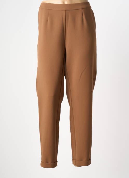 Jegging taille normale taille normale marron FRANK WALDER femme