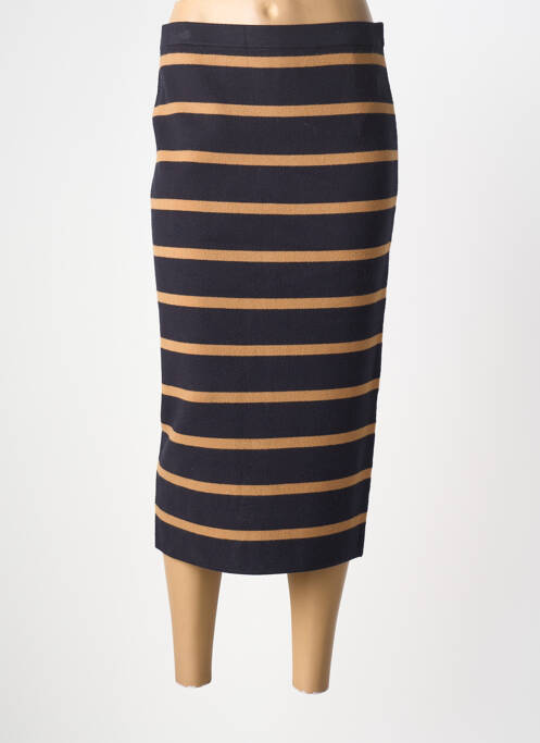 Jupe mi-longue stretch bleu GERRY WEBER femme