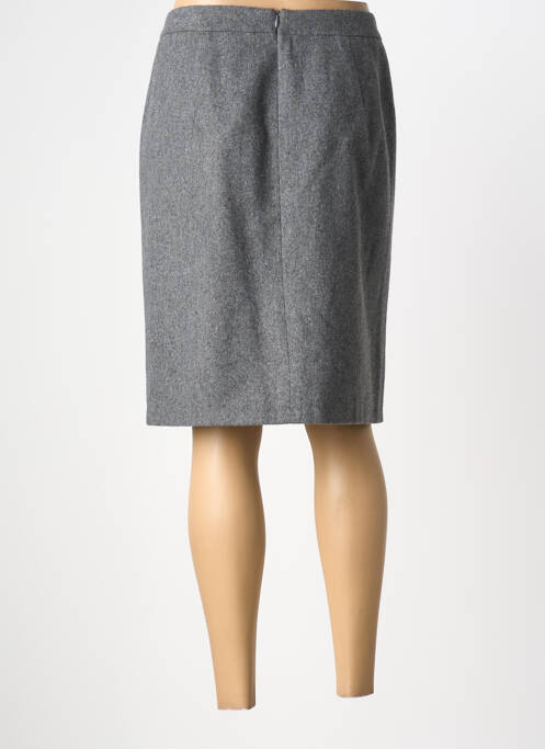 Jupe mi-longue taille à pinces gris GERRY WEBER femme