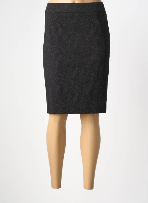 Jupe mi-longue stretch noir ATELIER GARDEUR femme