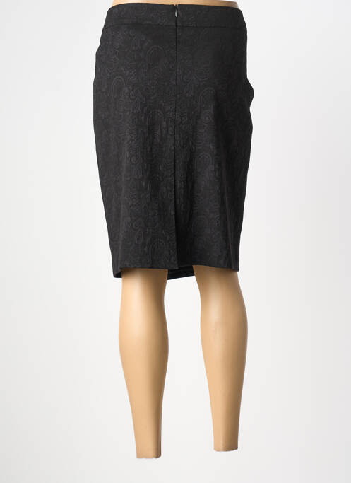 Jupe mi-longue stretch noir ATELIER GARDEUR femme