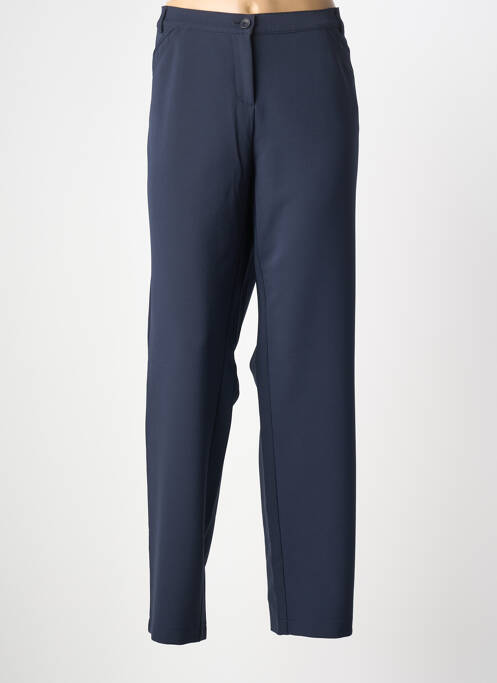 Pantalon droit bleu FRANK WALDER femme