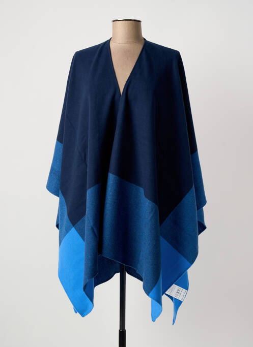 Poncho coupe asymétrique bleu GERRY WEBER femme