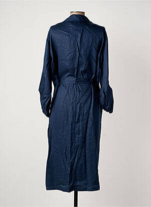 Trench tissage popeline sans capuche bleu PEOPLE TREE femme