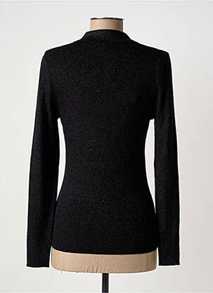 Pull coupe cintrée manches longues noir KING LOUIE femme