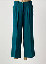 Pantalon 7/8 taille haute taille haute vert KING LOUIE femme