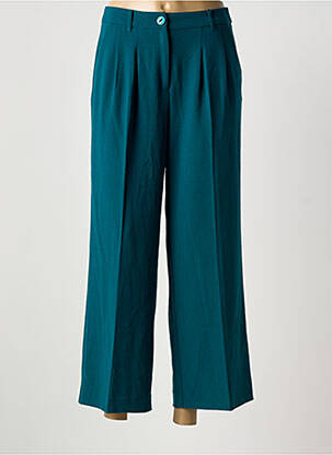 Pantalon 7/8 taille haute taille haute vert KING LOUIE femme