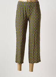 Pantacourt coupe droite vert KING LOUIE femme