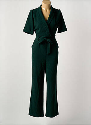 Combi-pantalon manches courtes manches courtes vert KING LOUIE femme
