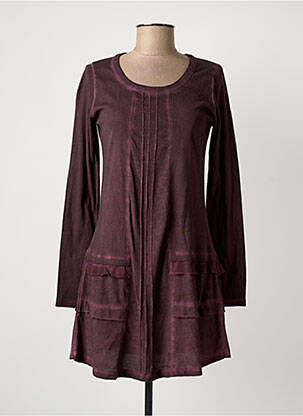 Robe courte violet MALOKA femme