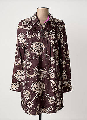 Tunique manches longues violet LA FIANCEE DU MEKONG femme