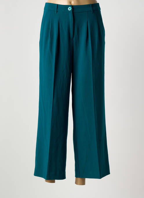 Pantalon 7/8 taille haute taille haute vert KING LOUIE femme