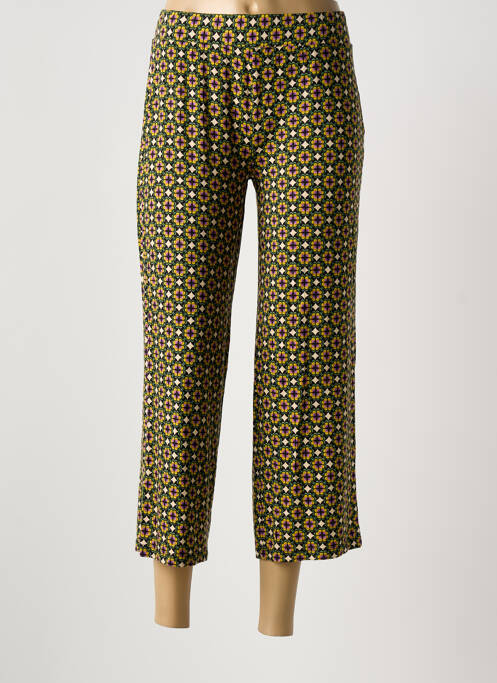 Pantacourt coupe droite vert KING LOUIE femme
