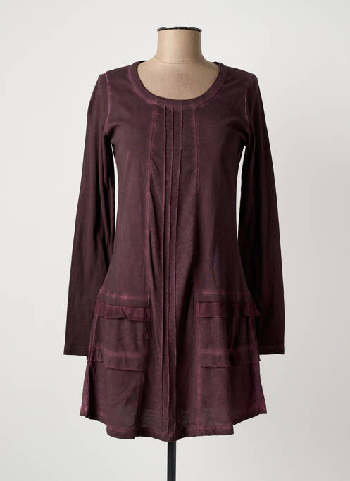 Robe courte violet MALOKA femme