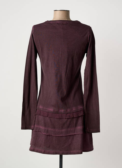 Robe courte violet MALOKA femme