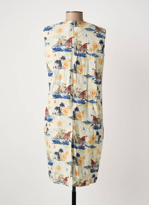 Robe mi-longue beige KOMODO femme