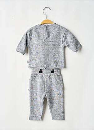 Ensemble pantalon maille fine gris SUCRE D'ORGE garçon