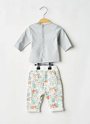 Ensemble pantalon taille élastique bleu SUCRE D'ORGE garcon
