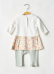 Combi-pantalon blanc SUCRE D'ORGE fille seconde vue