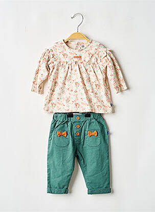 Ensemble pantalon beige SUCRE D'ORGE fille