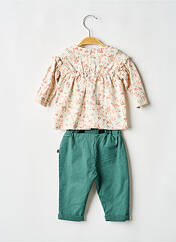 Ensemble pantalon beige SUCRE D'ORGE fille seconde vue