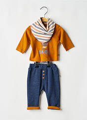 Ensemble pantalon orange SUCRE D'ORGE garçon seconde vue