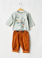 Ensemble pantalon vert SUCRE D'ORGE garçon seconde vue