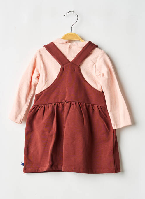 Ensemble robe manches longues rose SUCRE D'ORGE fille