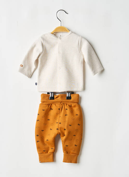Ensemble pantalon maille fine beige SUCRE D'ORGE garcon