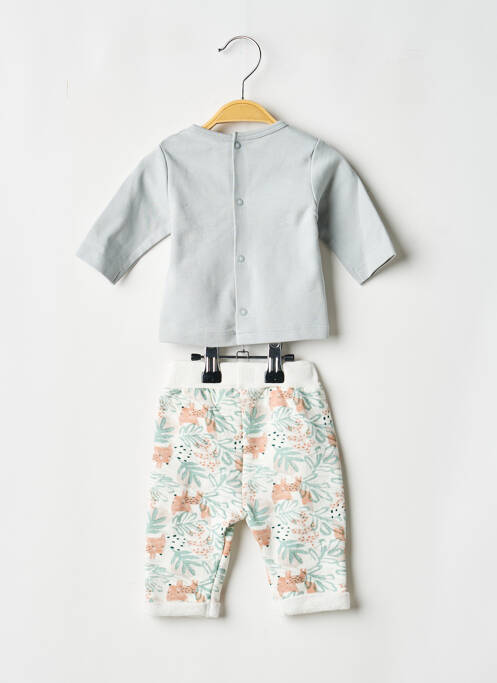 Ensemble pantalon maille fine bleu SUCRE D'ORGE garcon