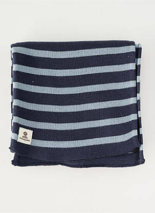 Echarpe imprimé rayures bleu MOUSQUETON homme