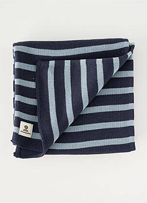Echarpe imprimé rayures bleu MOUSQUETON homme