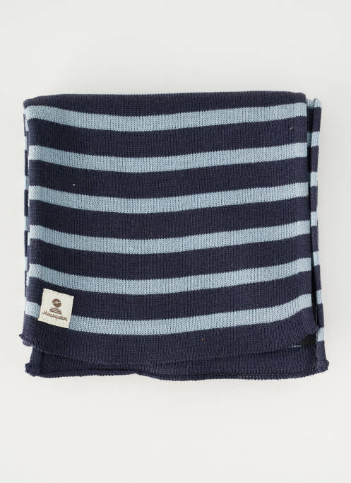 Echarpe imprimé rayures bleu MOUSQUETON homme