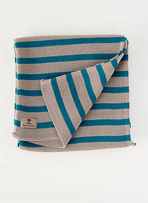 Echarpe imprimé rayures gris MOUSQUETON homme