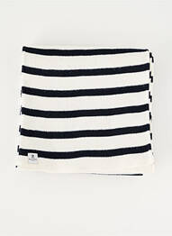 Echarpe imprimé rayures blanc MOUSQUETON homme
