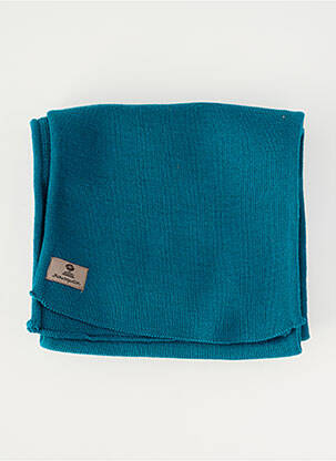 Echarpe maille fine bleu MOUSQUETON homme