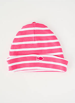 Bonnet rose WEEK END A LA MER fille