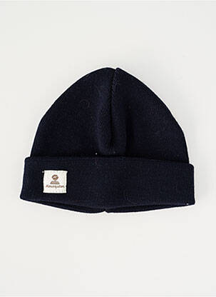Bonnet maille fine bleu MOUSQUETON garçon