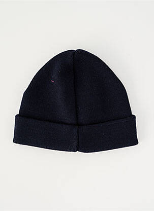 Bonnet maille fine bleu MOUSQUETON garçon