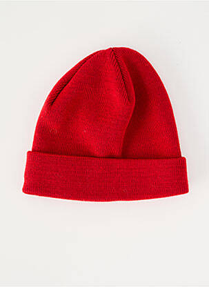 Bonnet maille fine rouge MOUSQUETON garçon
