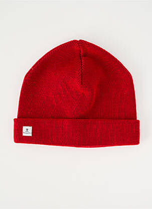 Bonnet maille fine rouge MOUSQUETON garçon
