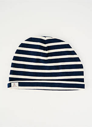 Bonnet maille fine bleu MOUSQUETON garçon