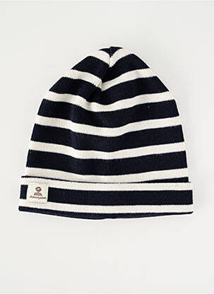 Bonnet bleu MOUSQUETON fille