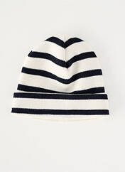 Bonnet blanc MOUSQUETON garçon seconde vue