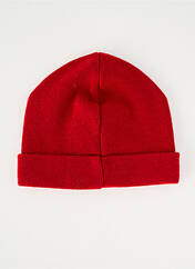 Bonnet rouge MOUSQUETON garçon seconde vue